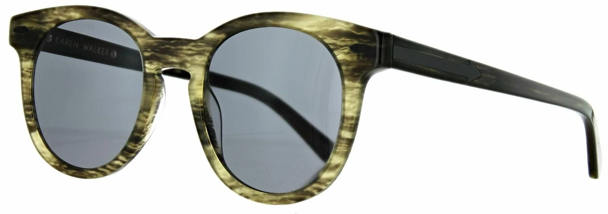 KAREN WALKER THE BIRD 58MM RIMLESS SUNGLASSES - SMOKE/ GOLD Karen Walker products for sale | eBay main image 2