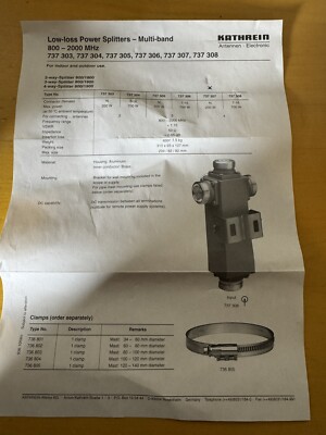 power splitter Multi Band
