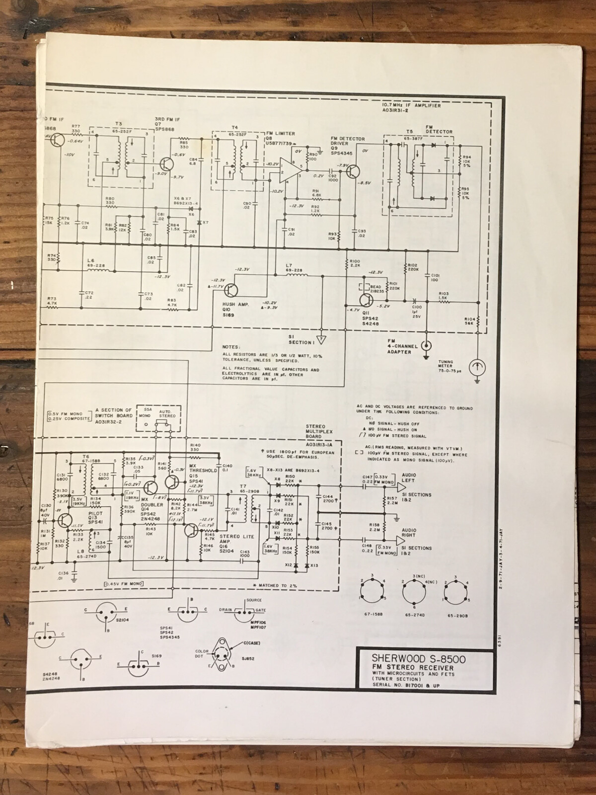 Sherwood S-8500 vintage audio equipment - eBay listing photo 2