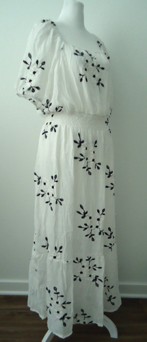 NWT Kindred Antropolgy Women's White Embroidery Long Dress #166636 Size-3X - Picture 3 of 13