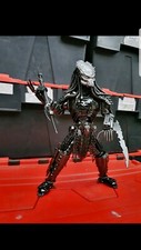 Predator 40cm Speerstab Metallskulptur Figur Metall Kunst Produktionen Sci FI