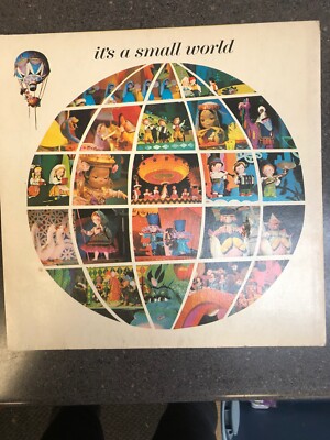 Walt Disney It's a Small World 絵本レコード Walt Disney It's a Small World Disneyland Record and Full-Color
