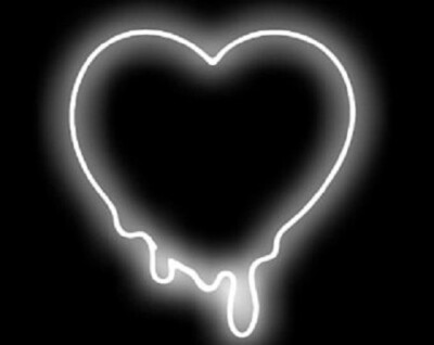 Make My Heart Melt White Melting Heart Acrylic 14''x10'' Neon Sign Light Lamp Gift