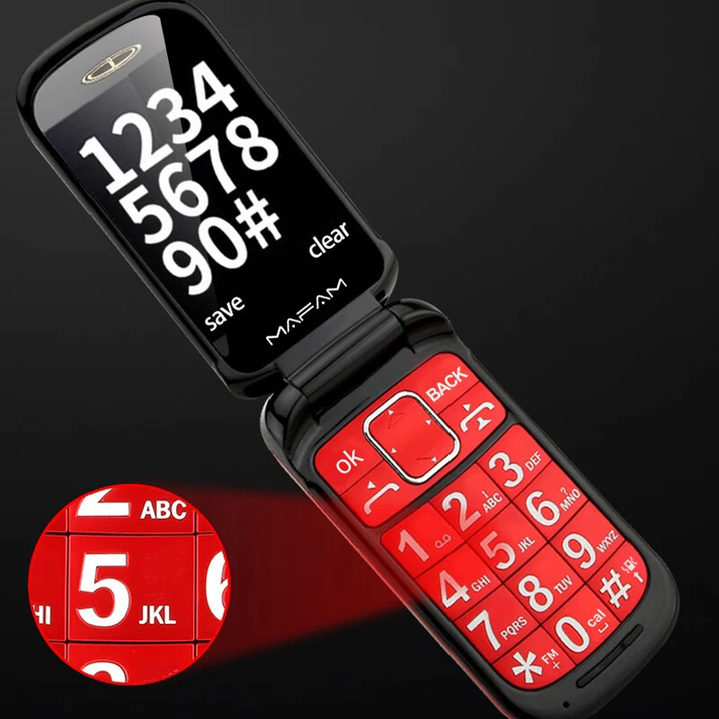 Easy to Use Big Button 2G Mobile Phones for Elderly Unlocked Senior