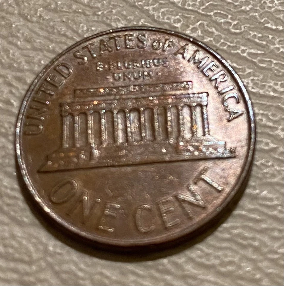 1968 D Lincoln Memorial Penny ~ERROR~ DDO~Rim Error~L on Edge~ Rare~ One Cent 1C - Image 4 of 4