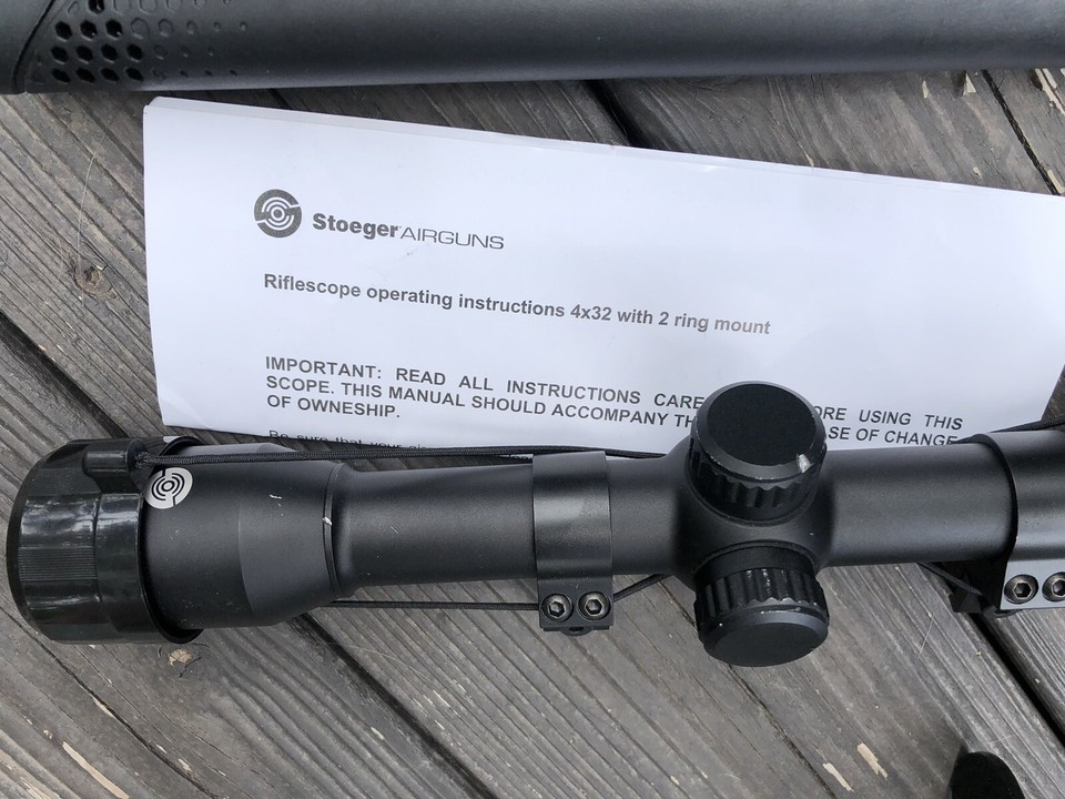 Stoeger XM1 S4 Suppressor .22 Caliber PCP Air Rifle Combo With Hand Pump Black eBay