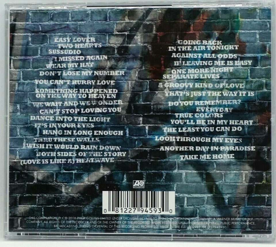 Phil Collins : The Singles  2CD Compilation Album - Against All Odds - GENESIS  - Image 2 of 4