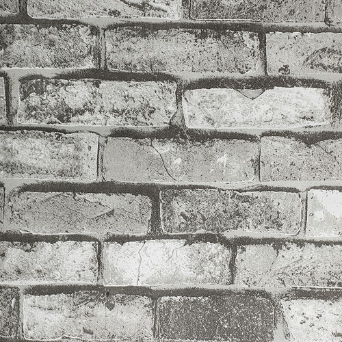 3D Brick Effect Wallpaper Realistic Slate Stone Grey.Vintage.Wall Textured Decor - Picture 2 of 16