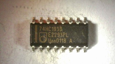 Philips 74HC193D 4 bit binary up/down counter SOP-16 -USED GUARANTEED-