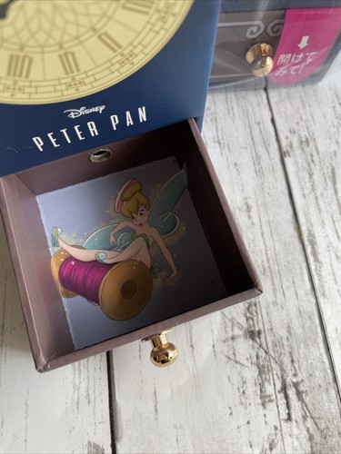 Peter Pan Pluma Soporte Lápiz con cajón Campana Tinker DISNEY 14,7cm 5,8 pulgadas - Imagen 11 de 12