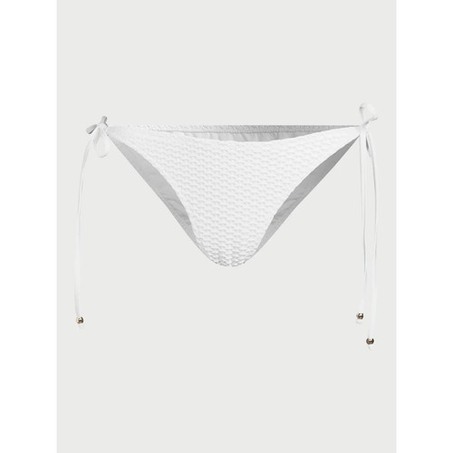 Love & Sports Women's 2XL 20 Macrame String Bikini Bottoms with Beads, WHITE - Picture 13 of 19