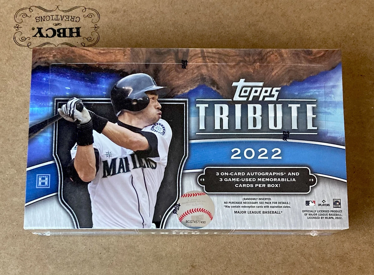 【コンパクト】 ヤフオク! MLB 2022 TOPPS TRIBUTE BASEBALL 未開封ボックス② ボックスで