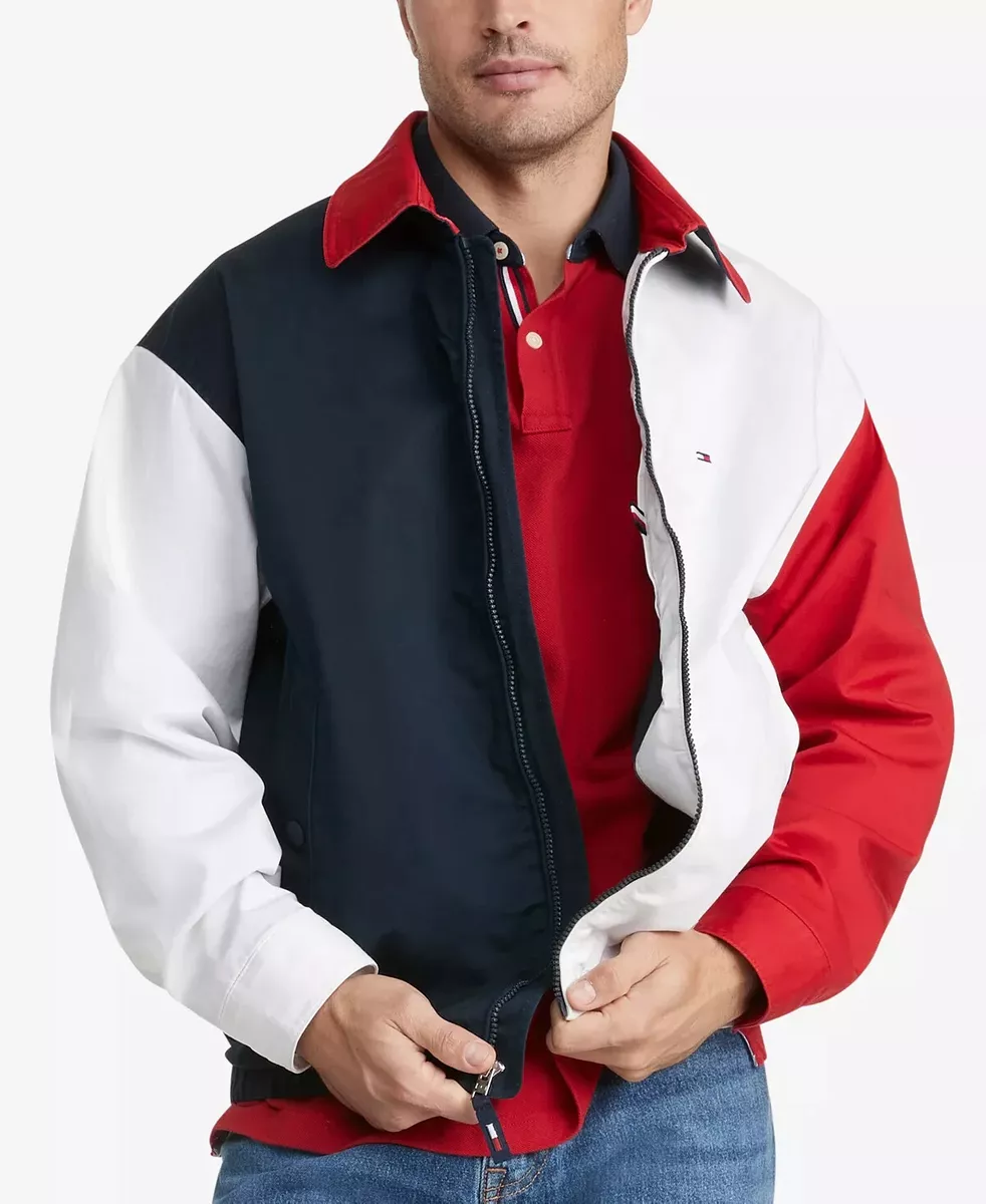 TOMMY HILFIGER Men's Color-block Ivy Jacket Size XL | eBay