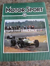 MOTOR SPORT AUG 1967 VOLVO 144S BMW 1600 JAPAN V UK JACK BRABHAM COVER