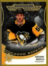 2020-21 Ultimate Collection Introductions Onyx Black - Anthony Angello RC /25