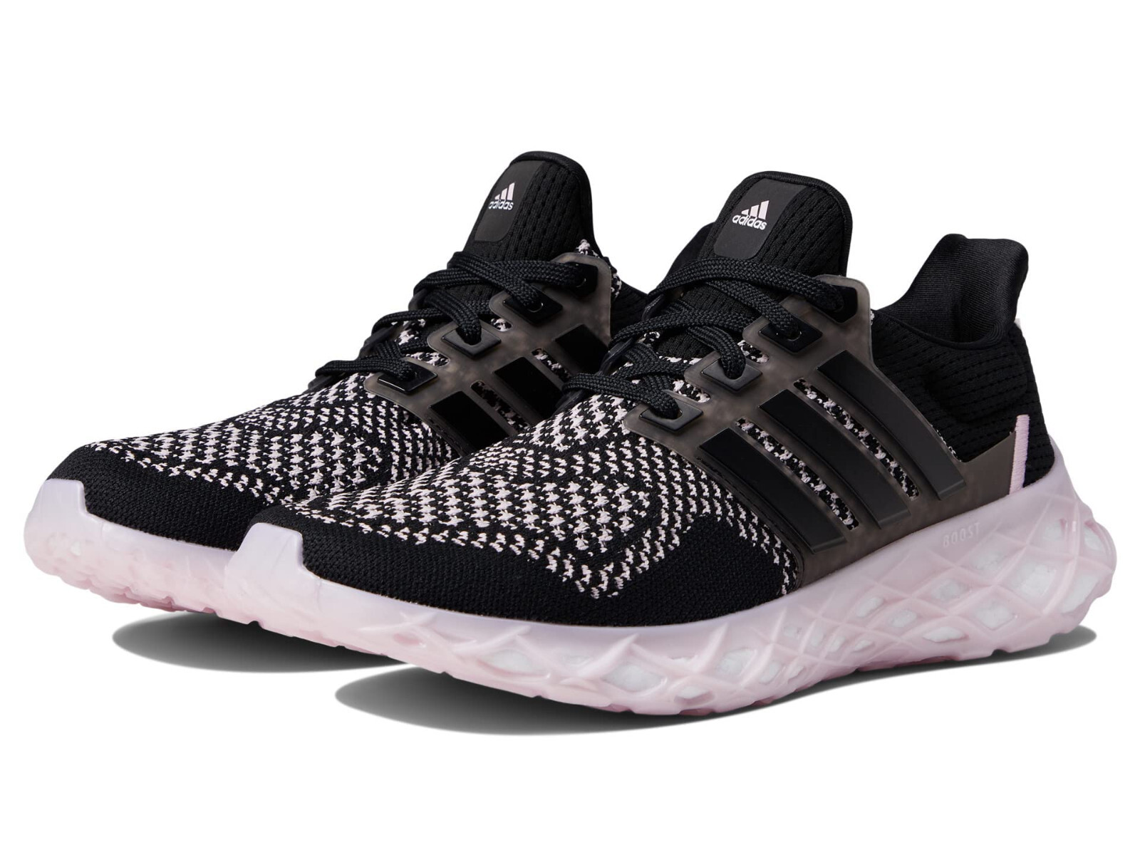 Adidas Ultraboost Web DNA Women’s Running Shoes Black/Black/Clear Pink Size 6 Adidas Ultraboost Web DNA Women’s Running Shoes Black/Black/Clear Pink Size 6