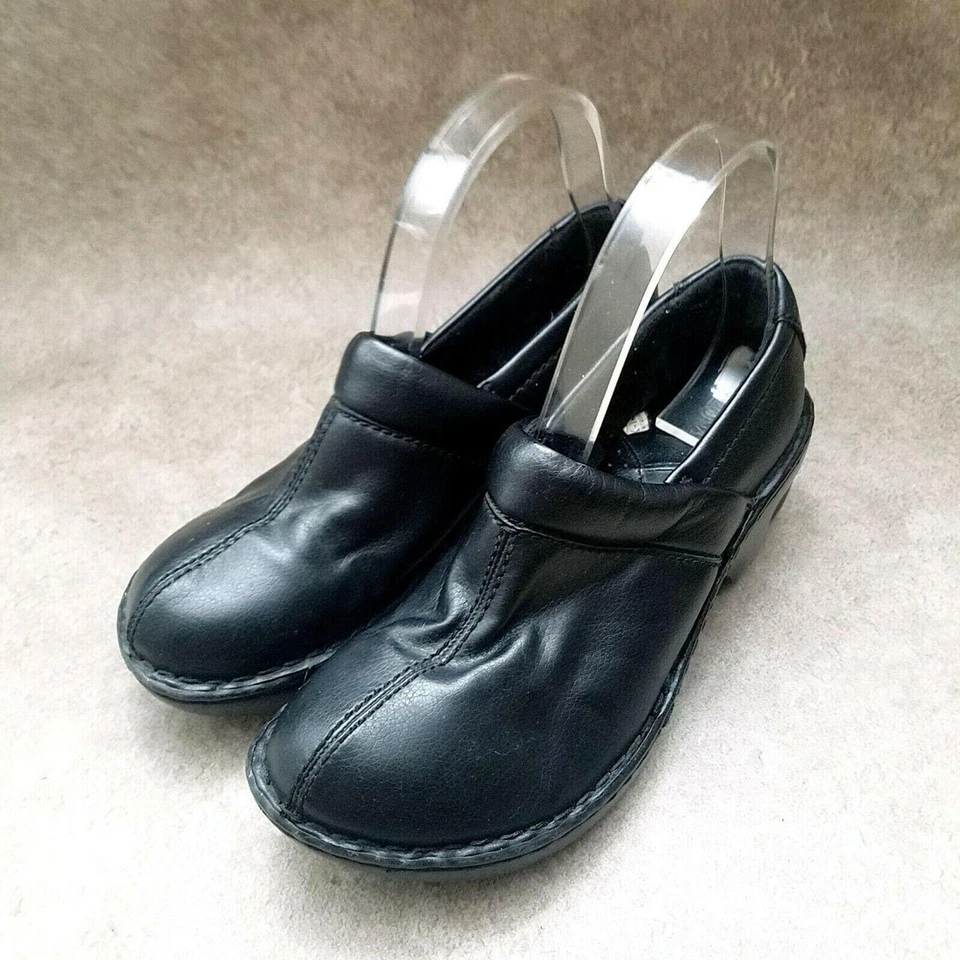 Женские сабо Merona размер 8 M черные без шнуровки на каблуке 2 дюйма - Изображение 3 из 4