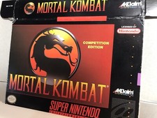 Super Nintendo Mortal Kombat BOX ONLY