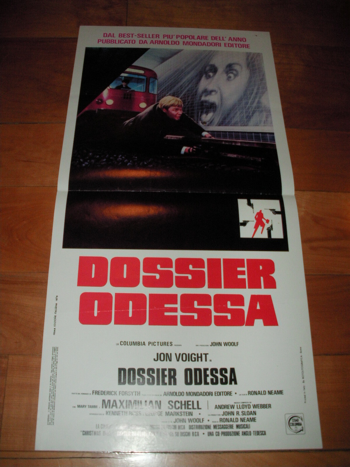 Locandina originale film Dossier Odessa (1974) - Regia di Ronald Neame