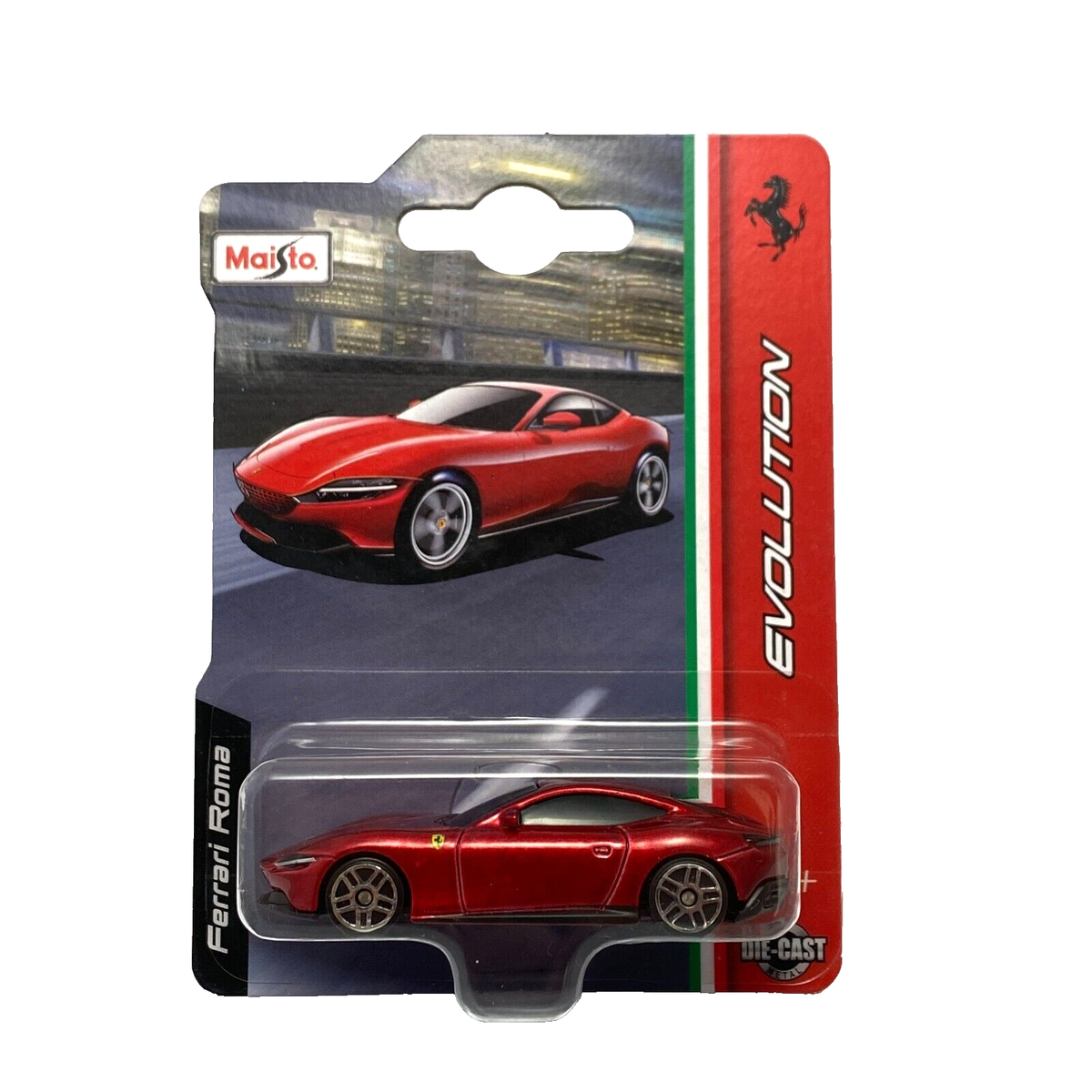 Ferrari Roma Red Maisto Evolution 12404 1/64 Scale Toy Car 2023