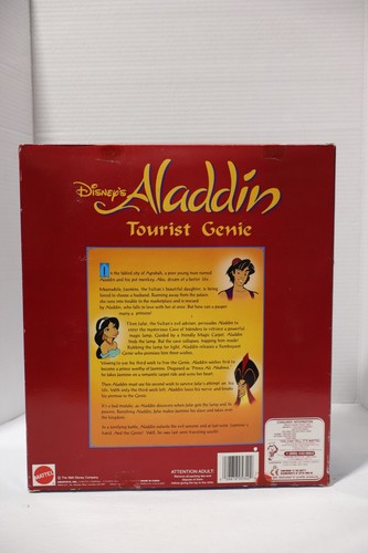 Tourist Genie Doll - Disney's Aladdin - Mattel 12" NIB 1993 Goofy Golf Vacation - Picture 6 of 8