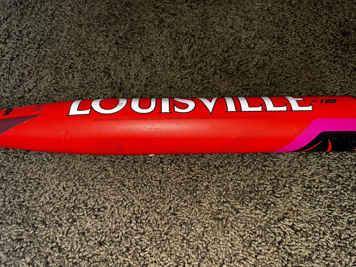 Batte De Softball Louisville Slugger Quest (-12) - 30 Pouces, 18 Oz - Fastpitch USA - Bon état