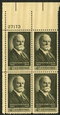 #1195 4c Charles Evans Hughes, Plate Block [27173 UL] **ANY 5=FREE SHIPPING**