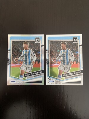 2023-24 Panini Donruss Optic Prizm Alexis Mac Allister #8 Argentina Plus Optic