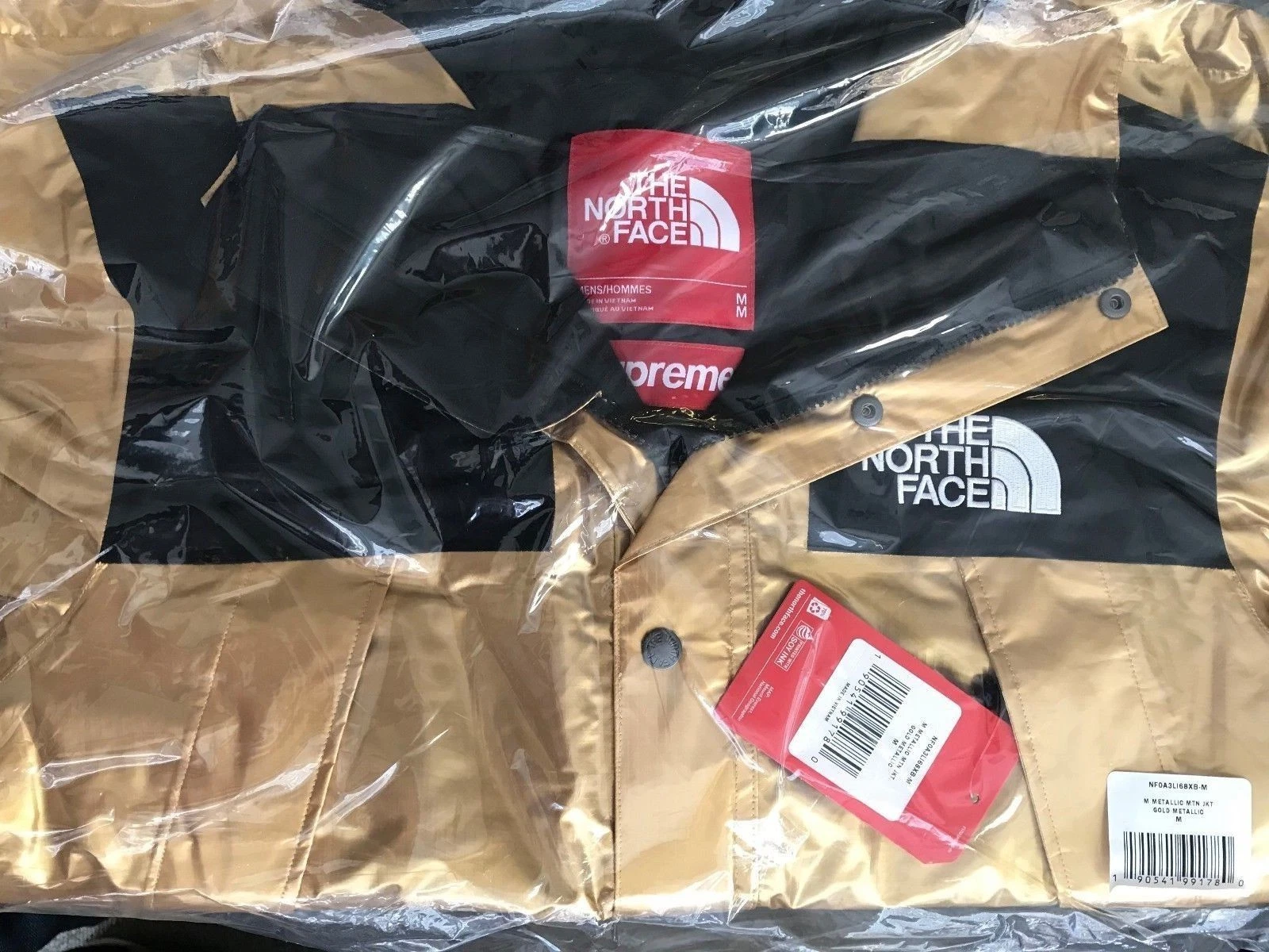Parka de montagne métallique S/S 2018 Supreme The North Face OR   tnf taille M MOYENNE