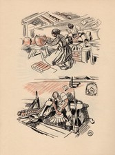 Potiers prés de Lamballe (C-d-N)  Edition Velin d'Annam MATHURIN MEHEUT 1930 