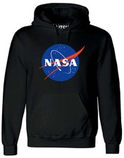 Nasa logo Mens Hoodie Spaceship Galaxy Agency Houston Astronaut Space Travel