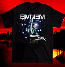 New Eminem Signature Cotton Unisex Black Gift For Fans S to 5XL T- Shirt