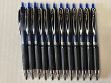 61256 207 Retractable Gel Pens, Micro Point (0.5mm), Blue, 12 Count