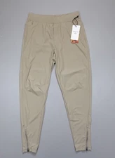 Kenneth Cole Active Tech Jogger Ankle Zip DWR Lightweight Reflective Khaki