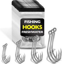 Fishing Hooks Freshwater - Trout - Crappie - Bluegill - Bass - Panfish - Walleye
