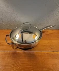 Belgique Tools of the Trade Gourmet 3qt 9.5 Inch Copper Bottom Pot/Pan with Lid