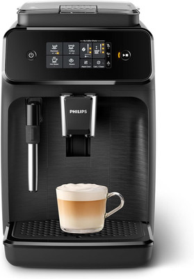 Philips 1200 Series Fully Automatic Espresso Machine, Classic Milk Frother, 2 Co