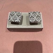 Zara Home 2 white and silver Door Knobs