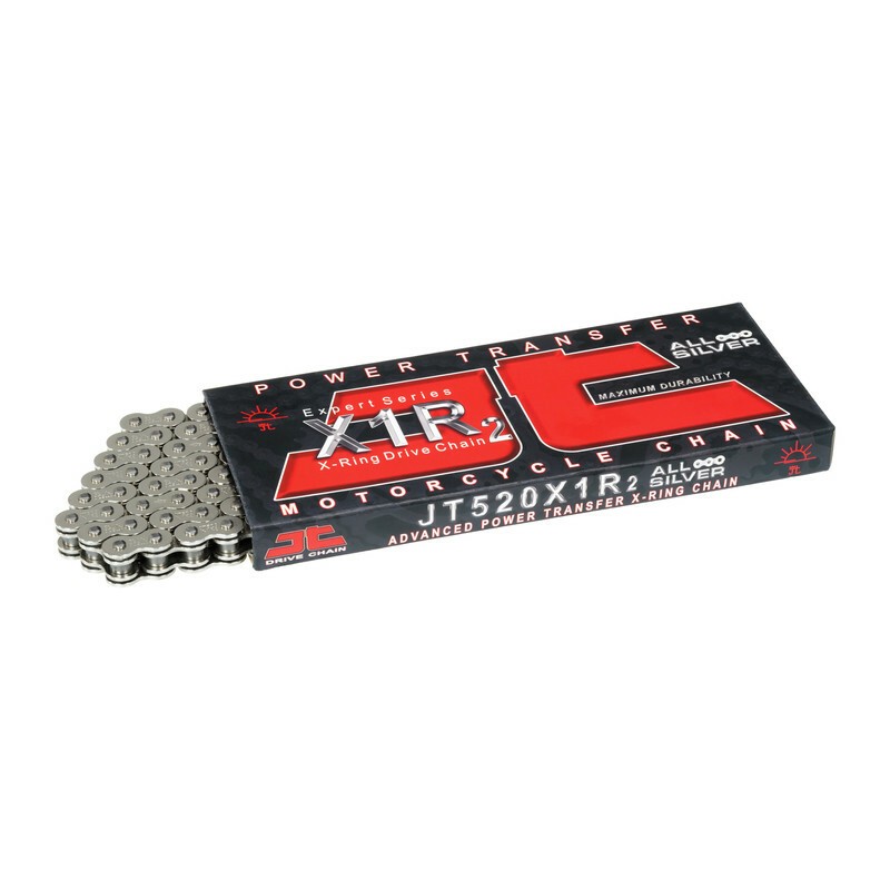 Chaîne 520HDS JT DRIVE CHAIN pour remplacer la transmission usée de moto