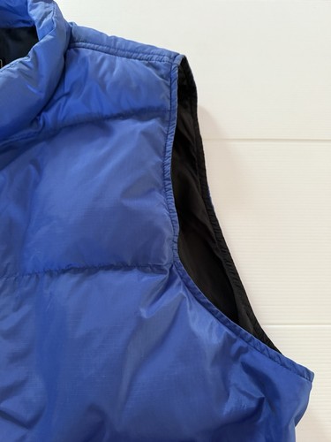 Eddie Bauer Goose Down Puffer Best Blue Size Mens Size XL Extra Large Sleeveless - Picture 7 of 12
