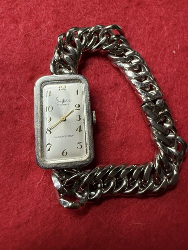 Vintage Sheffied Damenuhr, 17 Jewels, mechanisch, läuft
