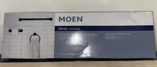 Moen Genta BH3633BL 3 Piece Paper Holder, Towel Ring, Towel Bar in Matte Black