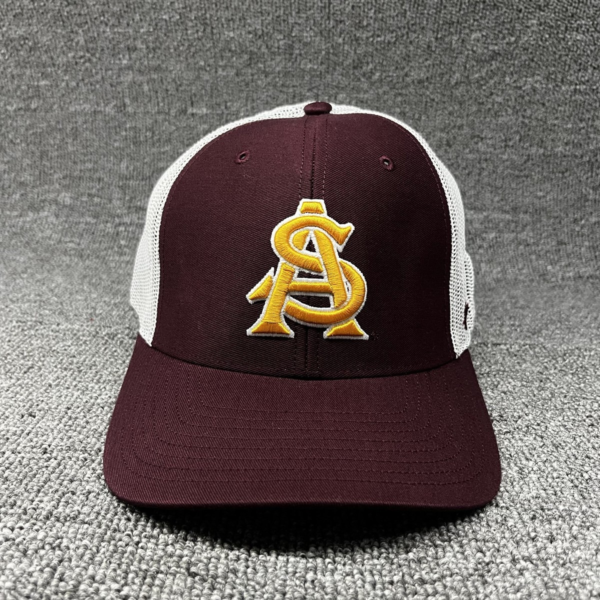 Arizona State Sun Devils '47 Brand Trawler Trucker Hat Maroon White Snapback AS