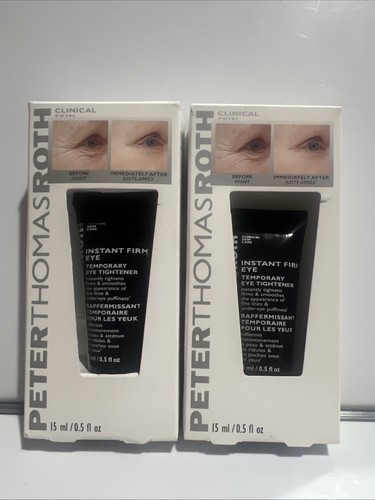 NEU MENGE 2 Peter Thomas Roth Instant Firmx Augencreme je 0,5 Unzen * KEIN SIEGEL *