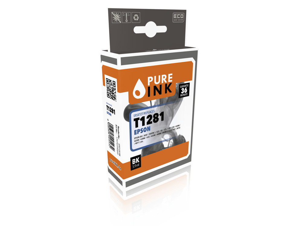 pureINK EPT1281BK BLK Друкерпатрон #15526158