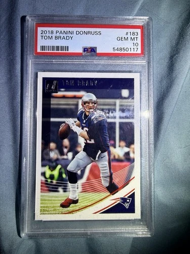2018 PANINI DONRUSS OPTIC #65 TOM BRADY PSA 10