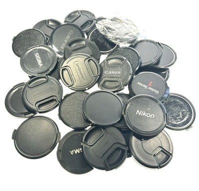 Lot of 31 62mm Snap-on Front Lens Caps Unbranded Generic