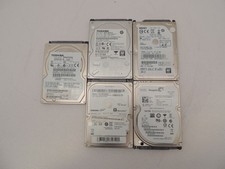 Lote de 5 discos duros para computadora portátil Toshiba HGST Seagate Samsung 640 GB 750 GB 2,5" SATA