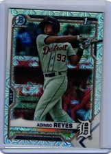 Adinso Reyes 2021 Bowman #BCP-21 Chrome Prospects Mojo Refractor