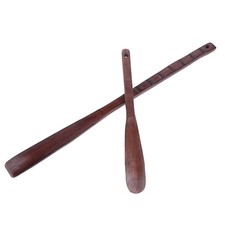 Wooden Shoe Horn With Lanyard Long Handle Shoehorn Useful Shoe Lifter For Senior
